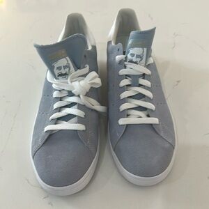 Adidas skateboarding Stan smith light blue suede
